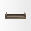 Shay Aluminium Tray - Medium, Decorative Tray by Mercana, 17" length x 12" width x 3" height thumbnail 7