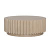 Velma Coffee Table Light Natural, by Dovetail, 38.5" width x 16.25" height x 38.5" diameter x 38.5" depth thumbnail 1