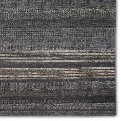 Jaipur Living Edern CEN01 Handknotted Stripes Black Area Rug (9
