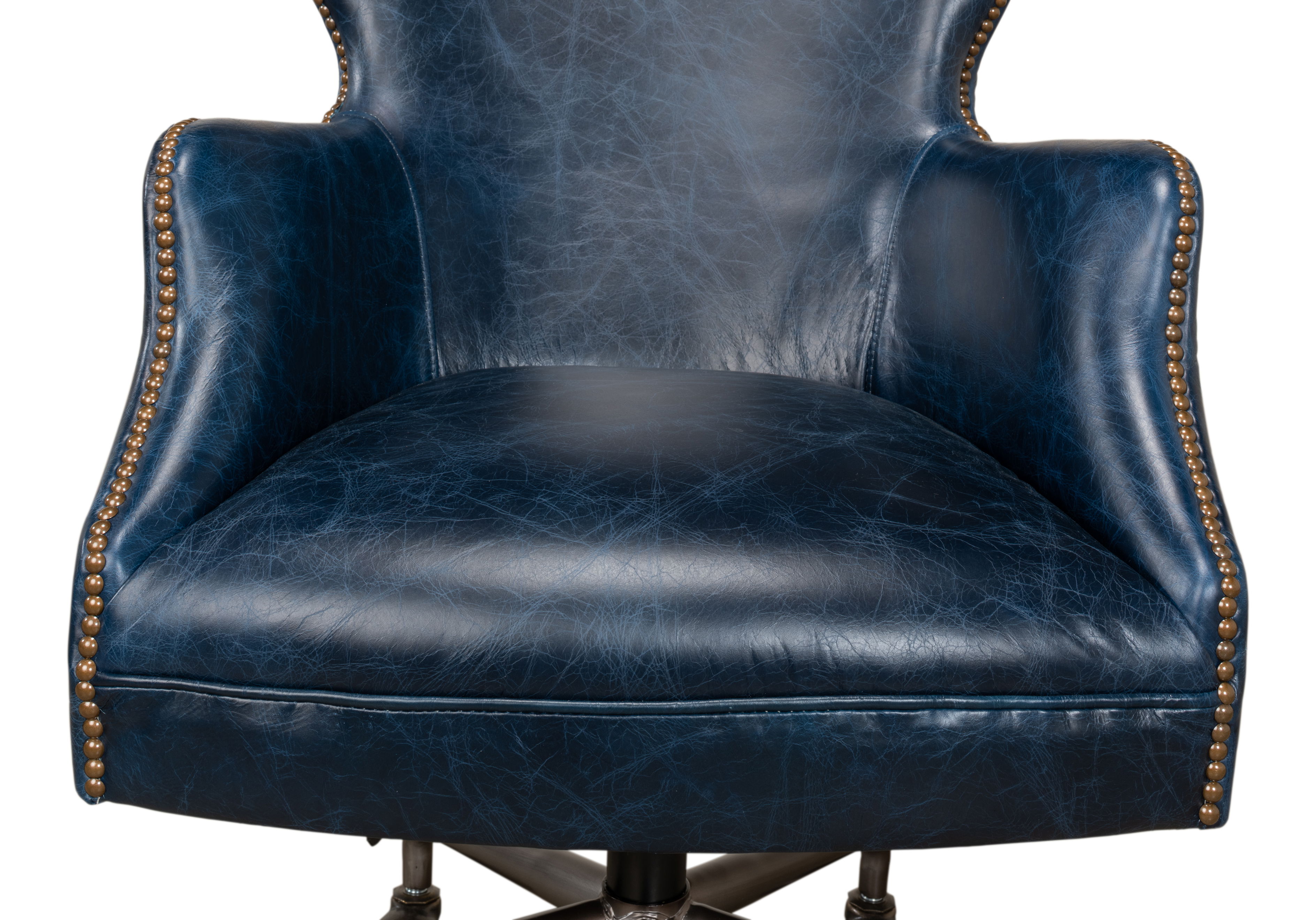 Andrew Jackson Desk Chair, Chateau Blue large image 