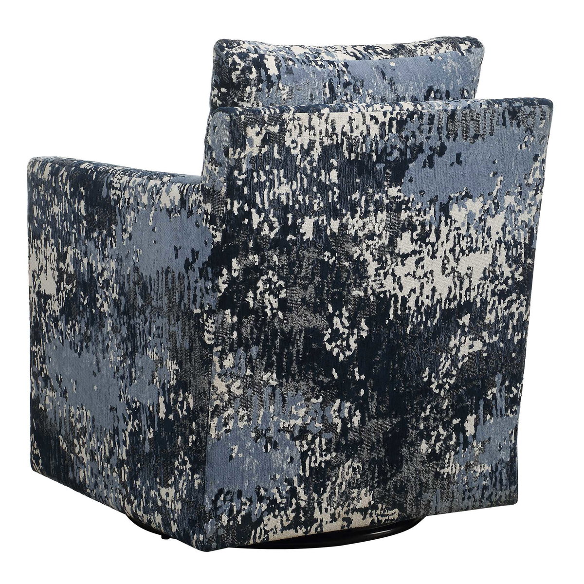 Tisdell Patterned Swivel/Glider, Accent Chair by Uttermost, 26.5" width x 33" height x 31.5" depth View 9