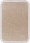 Miami Beach Machine Woven Rug, by Surya, 3'9.28" length x 2'3.56" width thumbnail