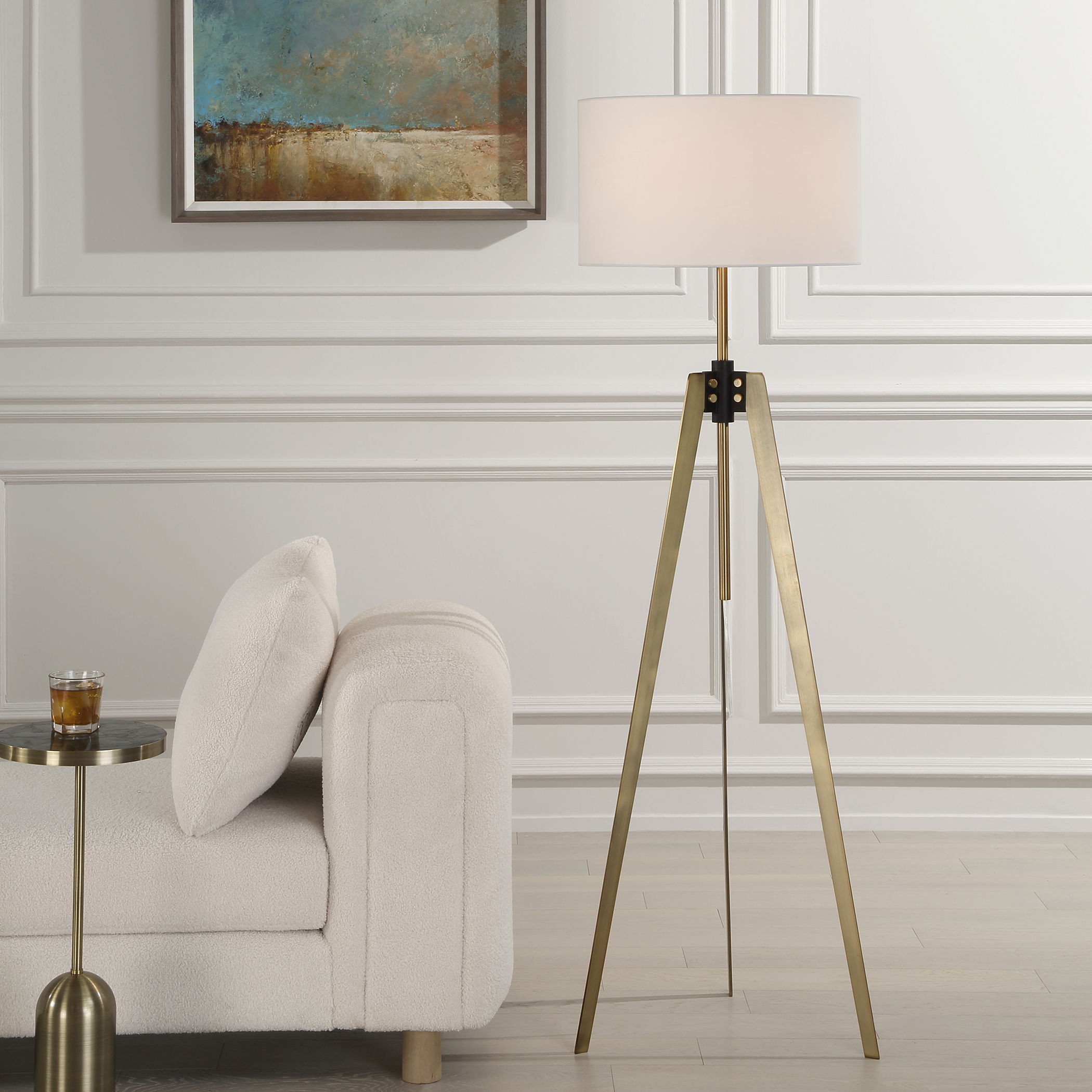 Anchorage Tri-pod Floor Lamp large image 