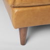Elton 111.4L x 68.1W x 34.3H Tan Leather Right Chaise Sectional thumbnail 10