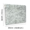 Shimmering Foliage Spa & Silver Wallpaper thumbnail 6
