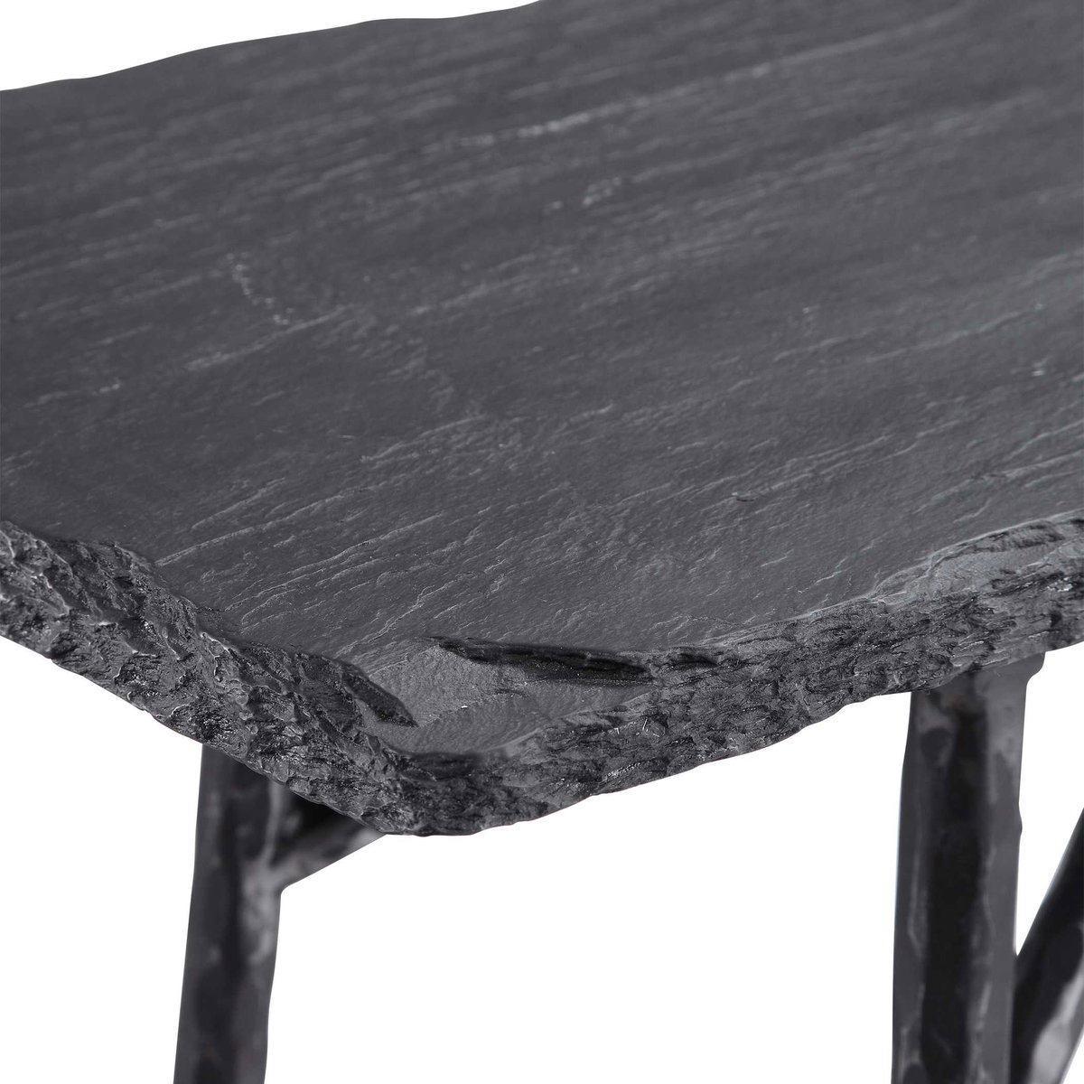 Kaduna Slate Console Table, by Uttermost, 60" width x 30.3" height x 15.7" depth View 8