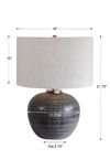 Mikkel Charcoal Table Lamp thumbnail 2