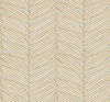 Luminous Leaves Neutral & Gold Wallpaper thumbnail 0