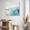 Turquoise Echoes I (No Embellishment), Art by Oliver Gal,  40x40 thumbnail 3