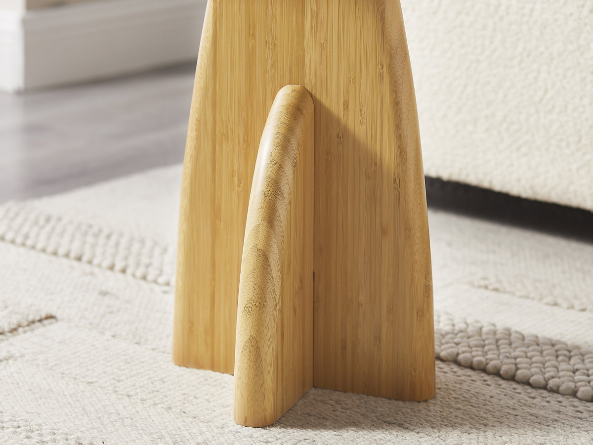 Zephyr Side Table, Wheat, Side & End Table by Greenington, 18" length x 18" width x 20" height View 7