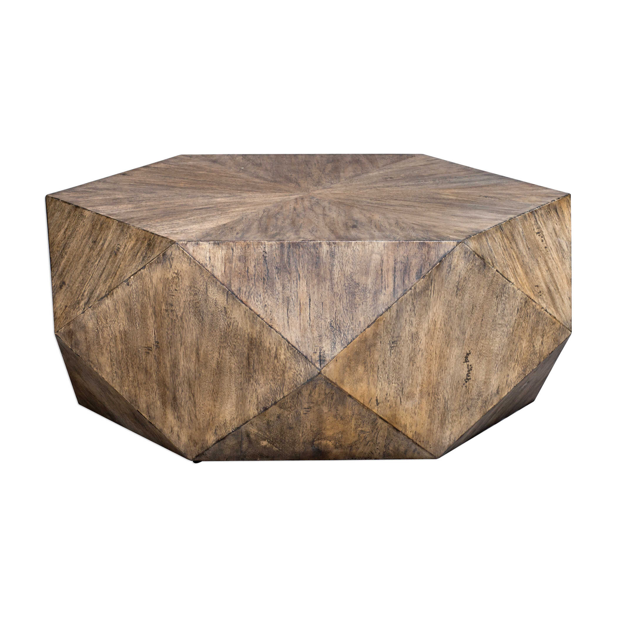 Volker Honey Coffee Table, Furniture by Uttermost, 48" width x 18" height x 43.8" depth View 4