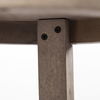 Brahma 26' Total Height White Washed Wood Stool thumbnail 8