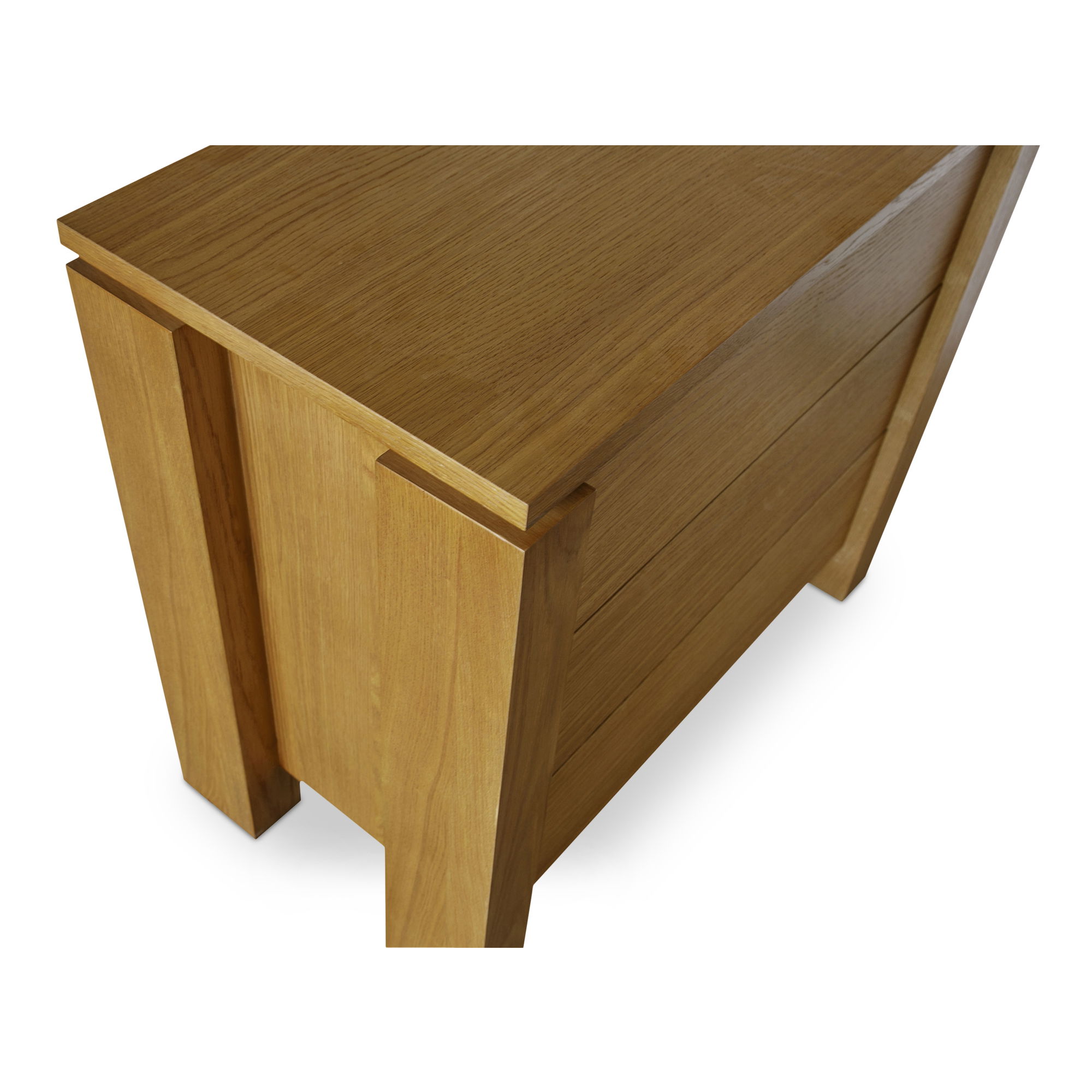 Brook Chest Country Oak, Dresser by Moe's Home, 34" width x 30" height x 18" depth View 5