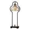 Cotulla Aged Black Desk Lamp, by Uttermost, 11.5" width x 28.5" height x 9.25" depth thumbnail 1