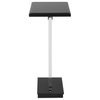 Angle Contemporary Accent Table, Side & End Table by Uttermost, 12.5" width x 22.75" height x 9.62" depth thumbnail 9