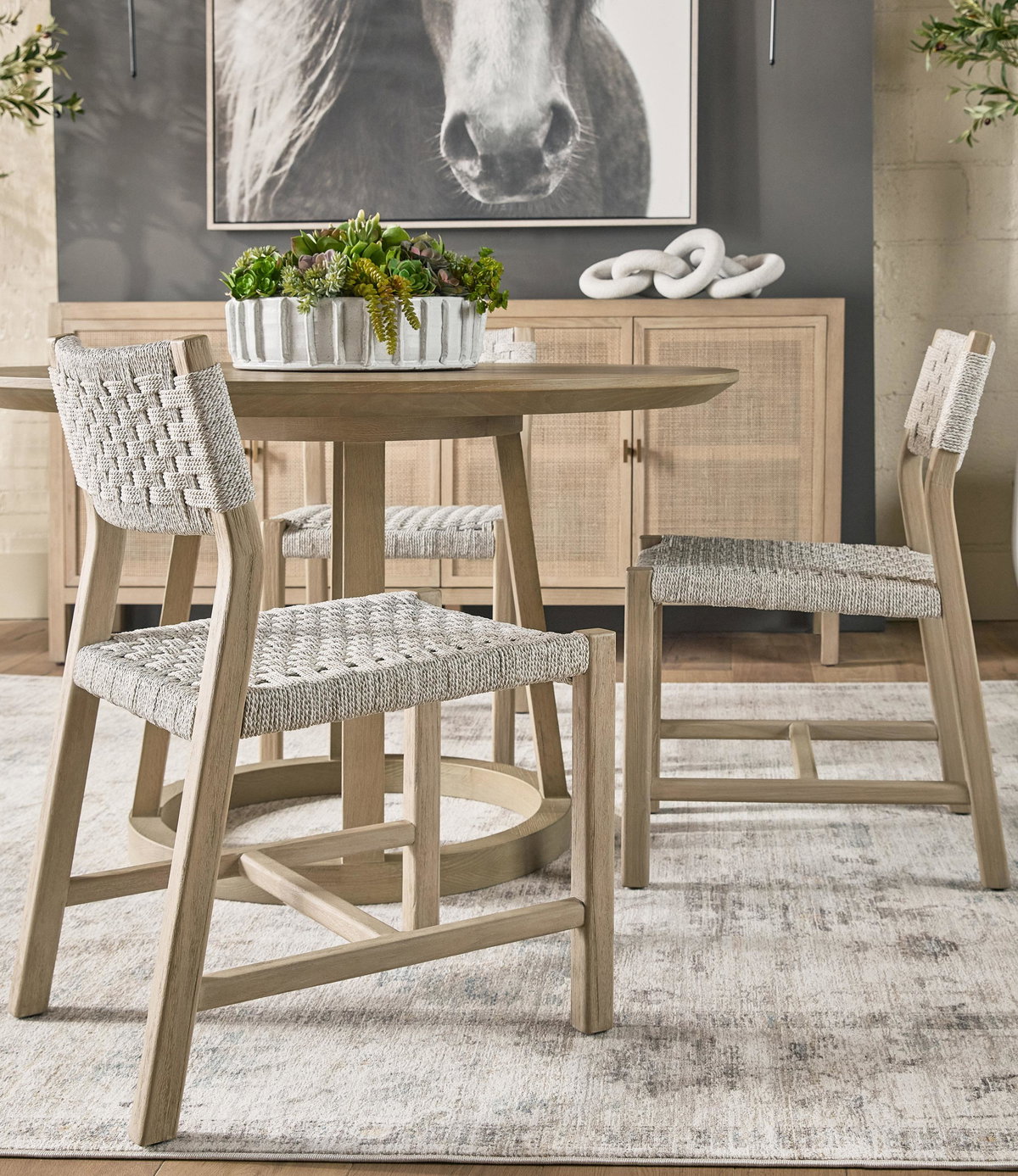 Reeves 48' Round Dining Table, by Essentials for Living, 47.5" width x 30" height x 47.5" depth View 10