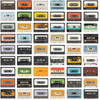 Retro Cassettes Peel & Stick Wallpaper, by York Wall, 18'10.8" length x 1'6" width x 0.02" depth thumbnail