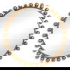 Cyra Gold Round Mirror thumbnail 0