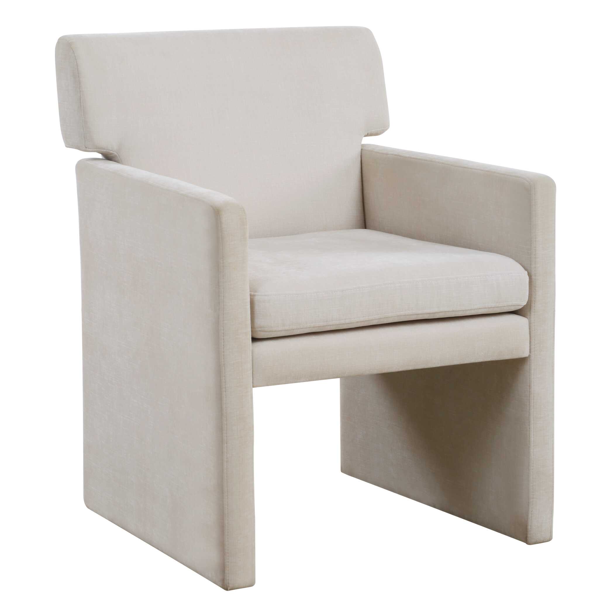 Colette Ivory Dining Chair, Furniture by Uttermost, 24" width x 32.5" height x 26.5" depth View 5
