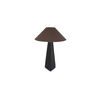 Dorsey Table Lamp Black, by Moe's Home, 15.75" width x 16.55" height x 15.75" depth thumbnail 1