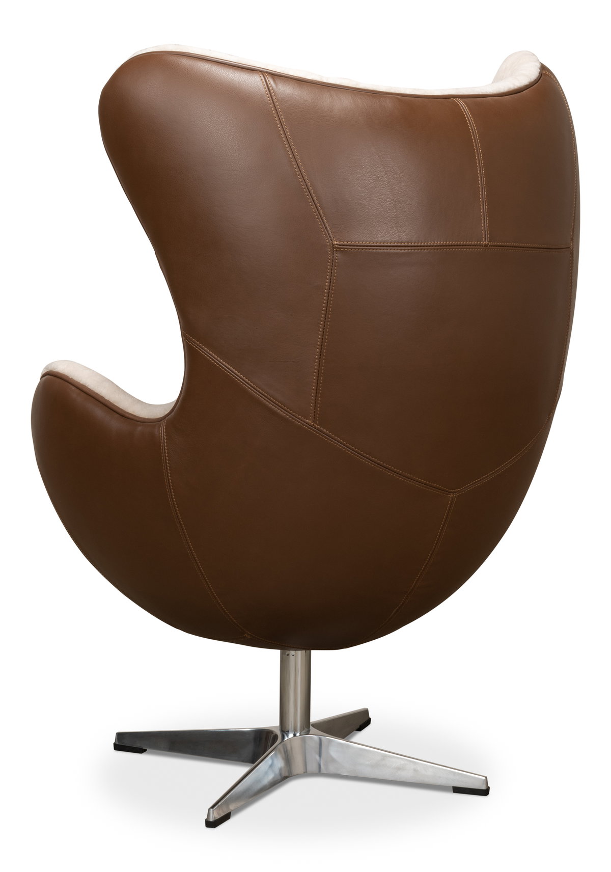 Jacobean Mid 20th Century Egg Chair, by Sarreid, 2'6" length x 2'10" width x 3'9" height View 11