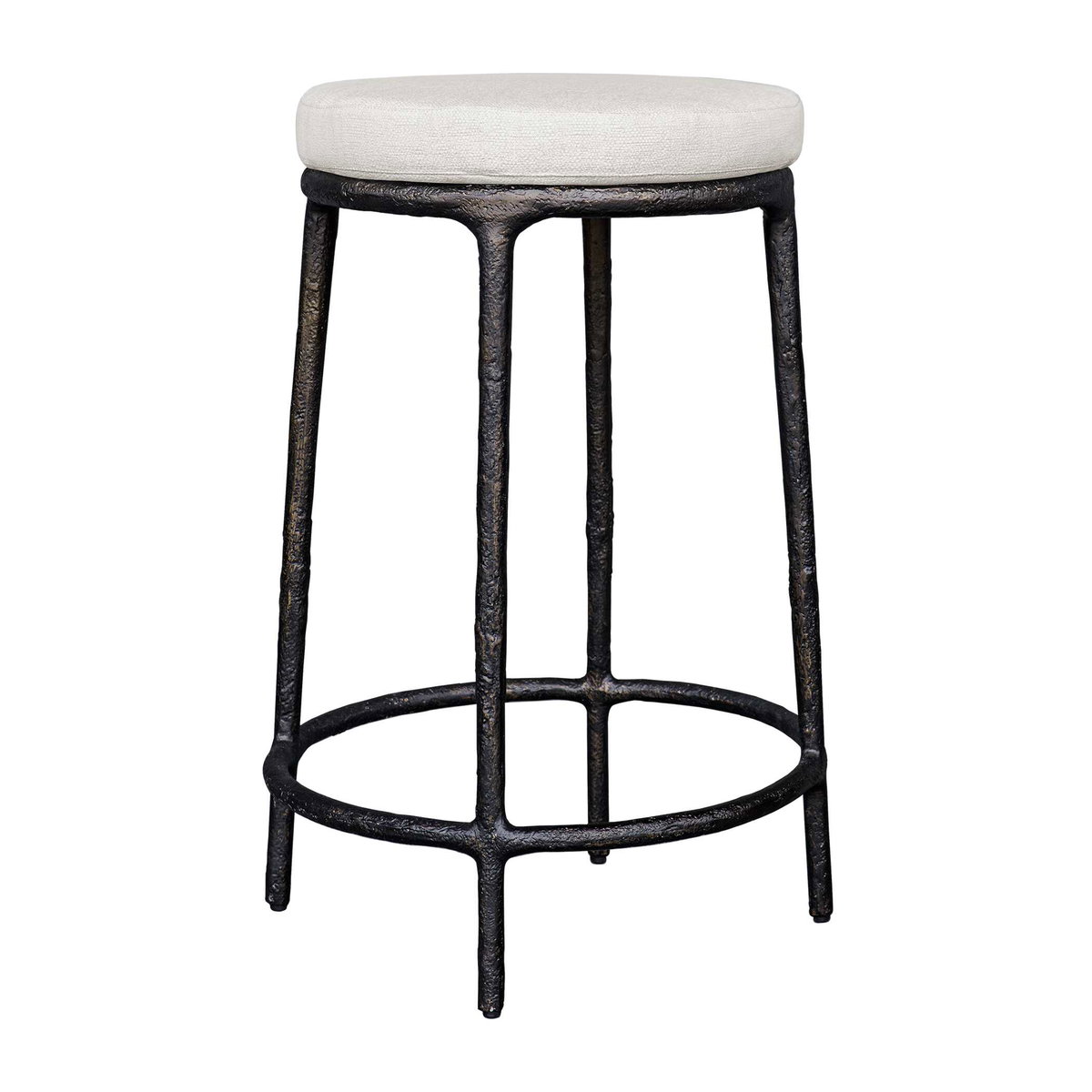 Thayer Outdoor Counter Stool, Furniture by Uttermost, 19.1" width x 26.5" height x 19.1" depth View 5