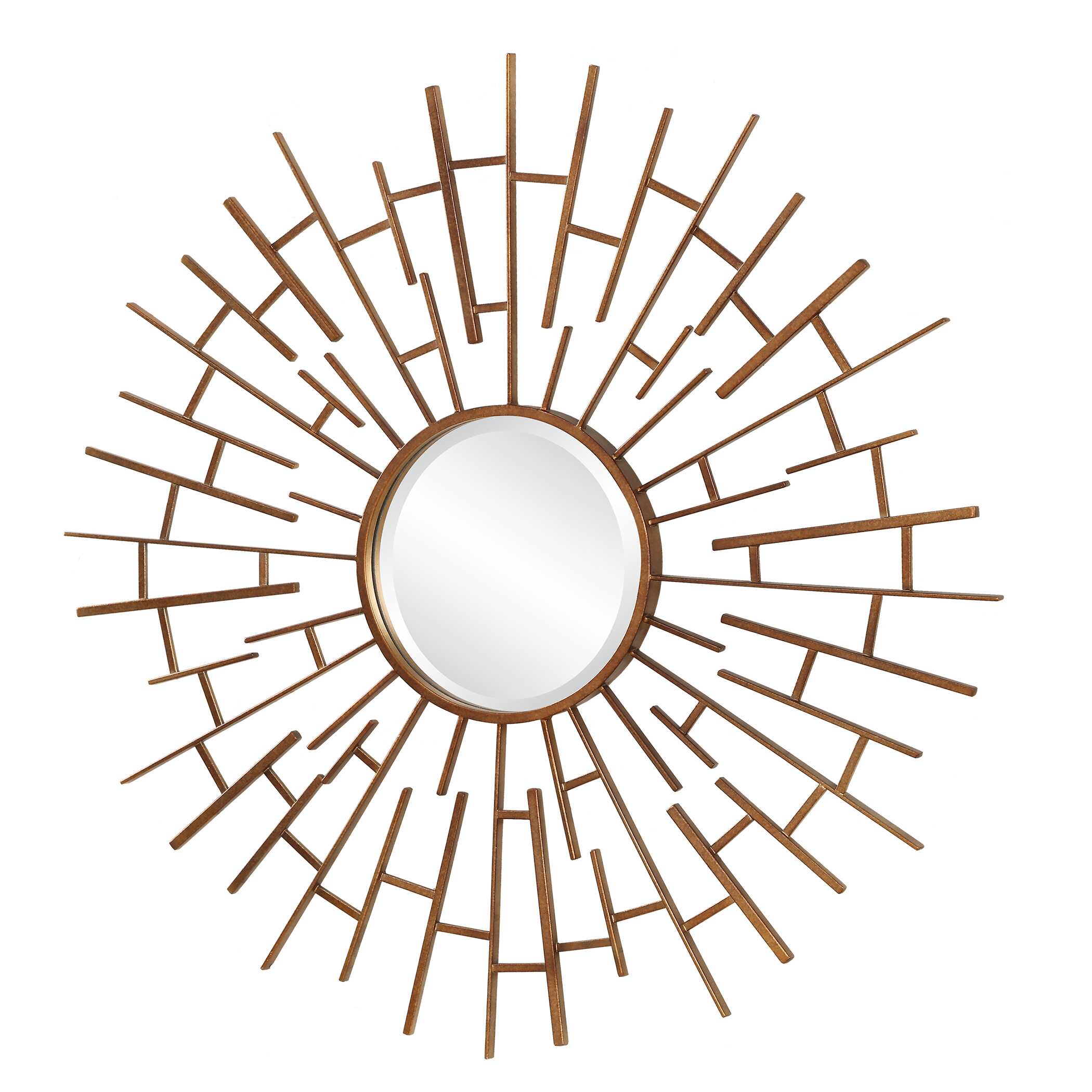 Tangled Bronze Round Mirror, by Uttermost, 48" width x 47.75" height x 2.75" depth View 5
