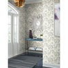 Flourish Blue & Grey Wallpaper, by York Wall, 27' length x 2'3" width x 0.02" depth thumbnail 3