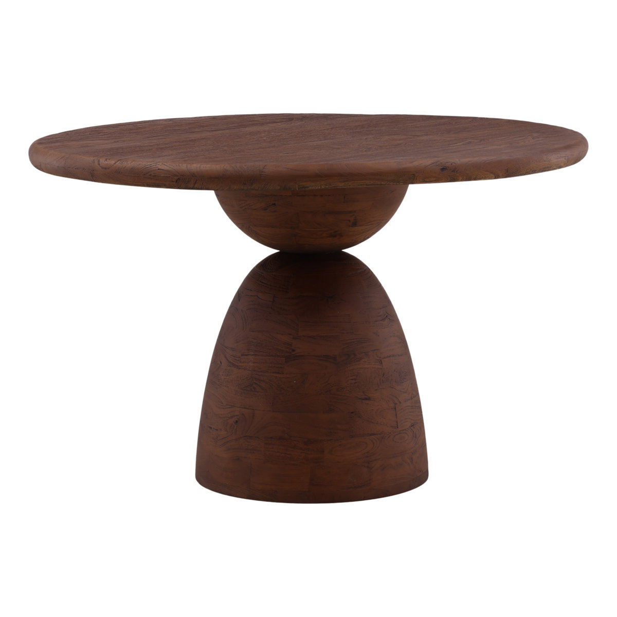 Amberlyn Dining Table Brown 48', by Dovetail, 48" width x 30" height x 48" depth View 1