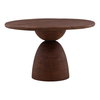 Amberlyn Dining Table Brown 48', by Dovetail, 48" width x 30" height x 48" depth thumbnail 1