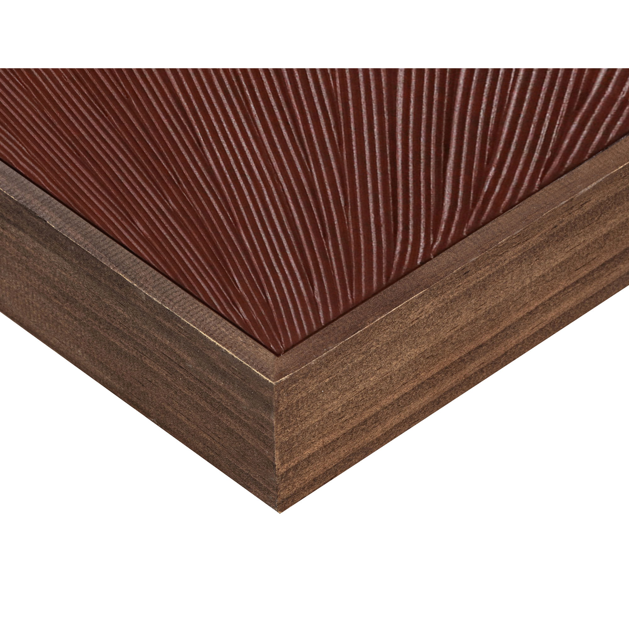 Flutter Framed Painting Maroon, by Moe's Home, 36" width x 36" height x 1.89" depth View 2