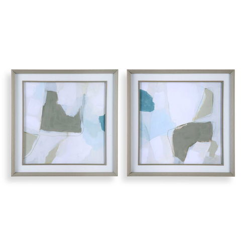 Mist Shapes Framed Prints Set/2