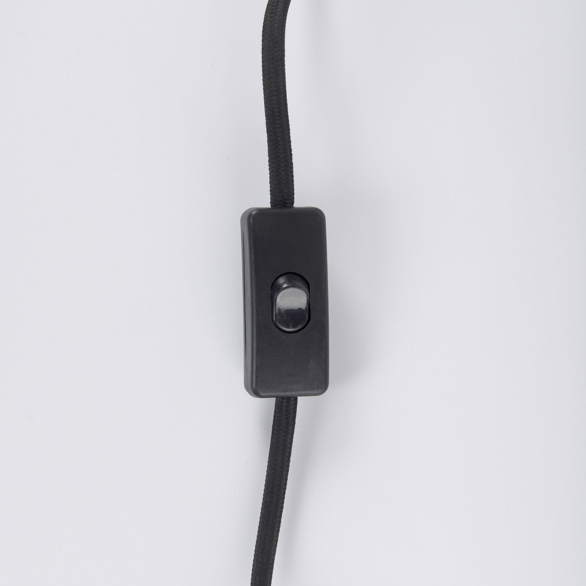 Kiley  Brown Woven Shade with Black Metal Wall Sconce large image 