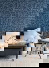 Robotics Navy Peel & Stick Wallpaper thumbnail 1