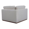 Rue Corner Chair Off White, Sectional Sofa by Moe's Home, 40.6" width x 23.6" height x 40.6" depth thumbnail 3