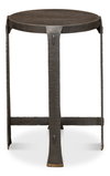 *Forged Slats Side Table/Moleskin, Side & End Table by Sarreid, 18" length x 18" width x 25" height thumbnail 8