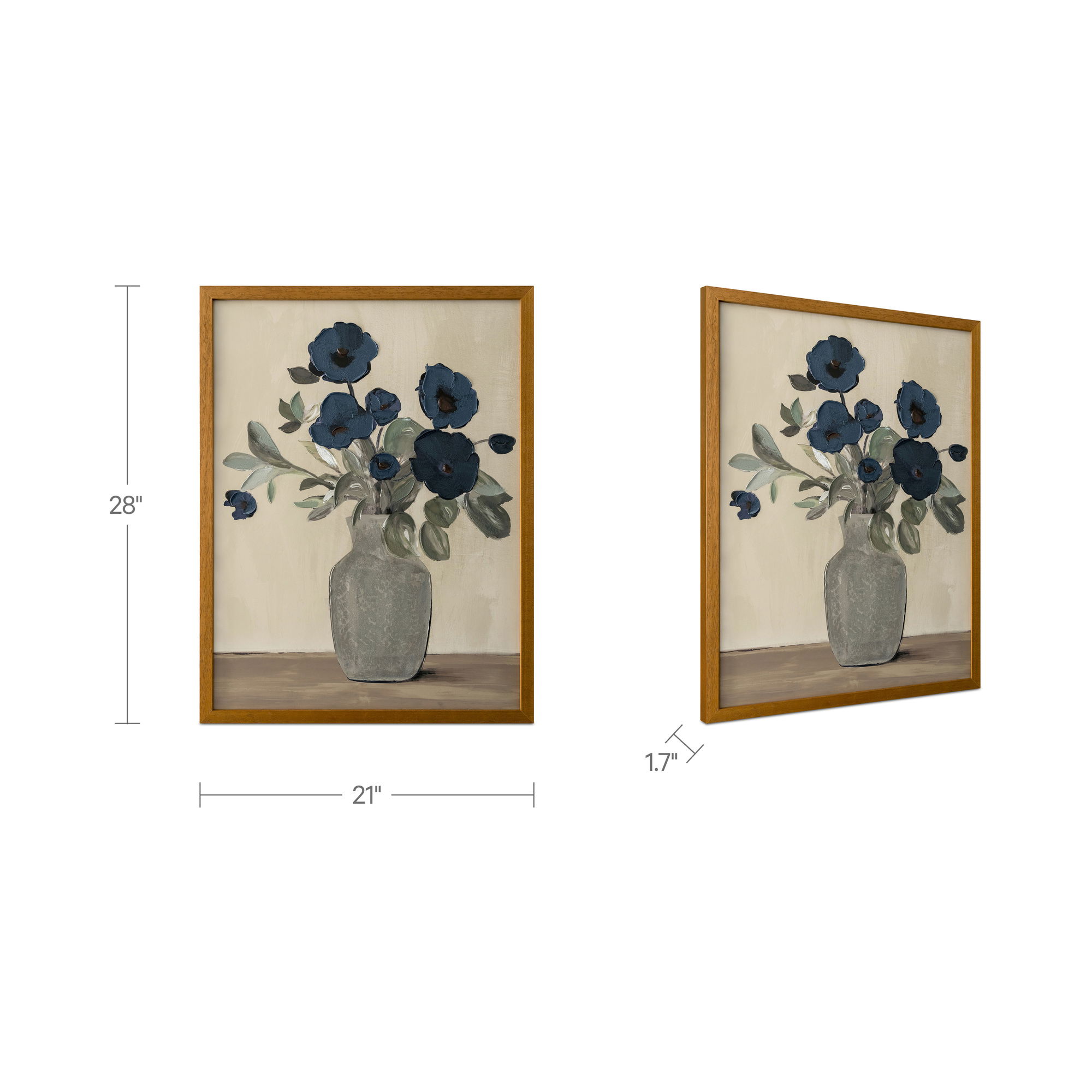 Sentiment Framed Painting, by Moe's Home, 21" width x 28" height x 1.75" depth View 6