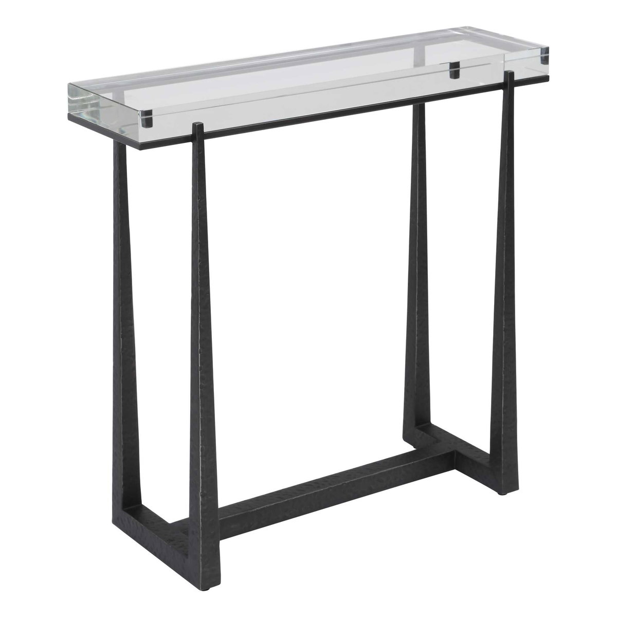 Midas Bronze Accent Table, Side & End Table by Uttermost, 24" width x 24" height x 8.67" depth View 5