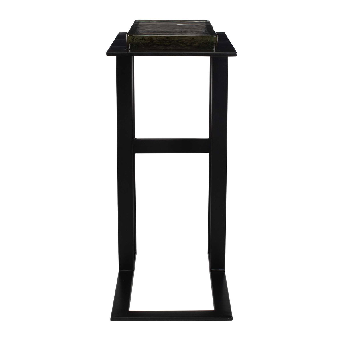 Soma Black Accent Table, Side & End Table by Uttermost, 18.1" width x 25.5" height x 11" depth View 5
