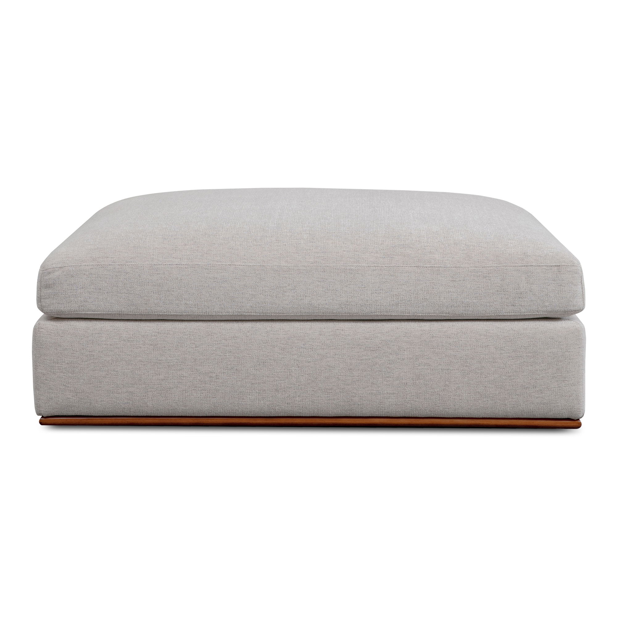 Rue Ottoman Flecked Grey large image 