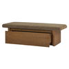 Gemma Storage Bench Taupe, Benche by Moe's Home, 60" width x 18.1" height x 24" depth thumbnail 2