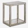 Julie Mirrored End Table thumbnail 0