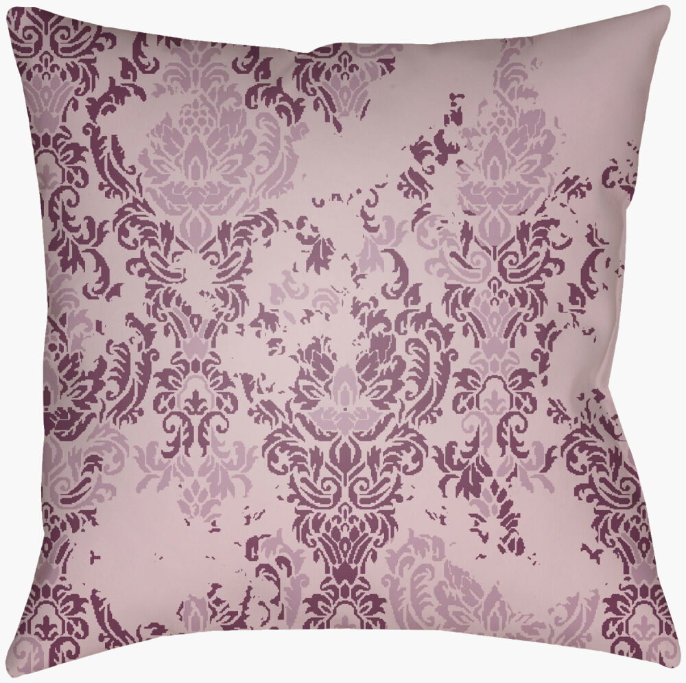 Moody Damask Accent Pillow, Decorative Pillow by Surya, 18" length x 18" width