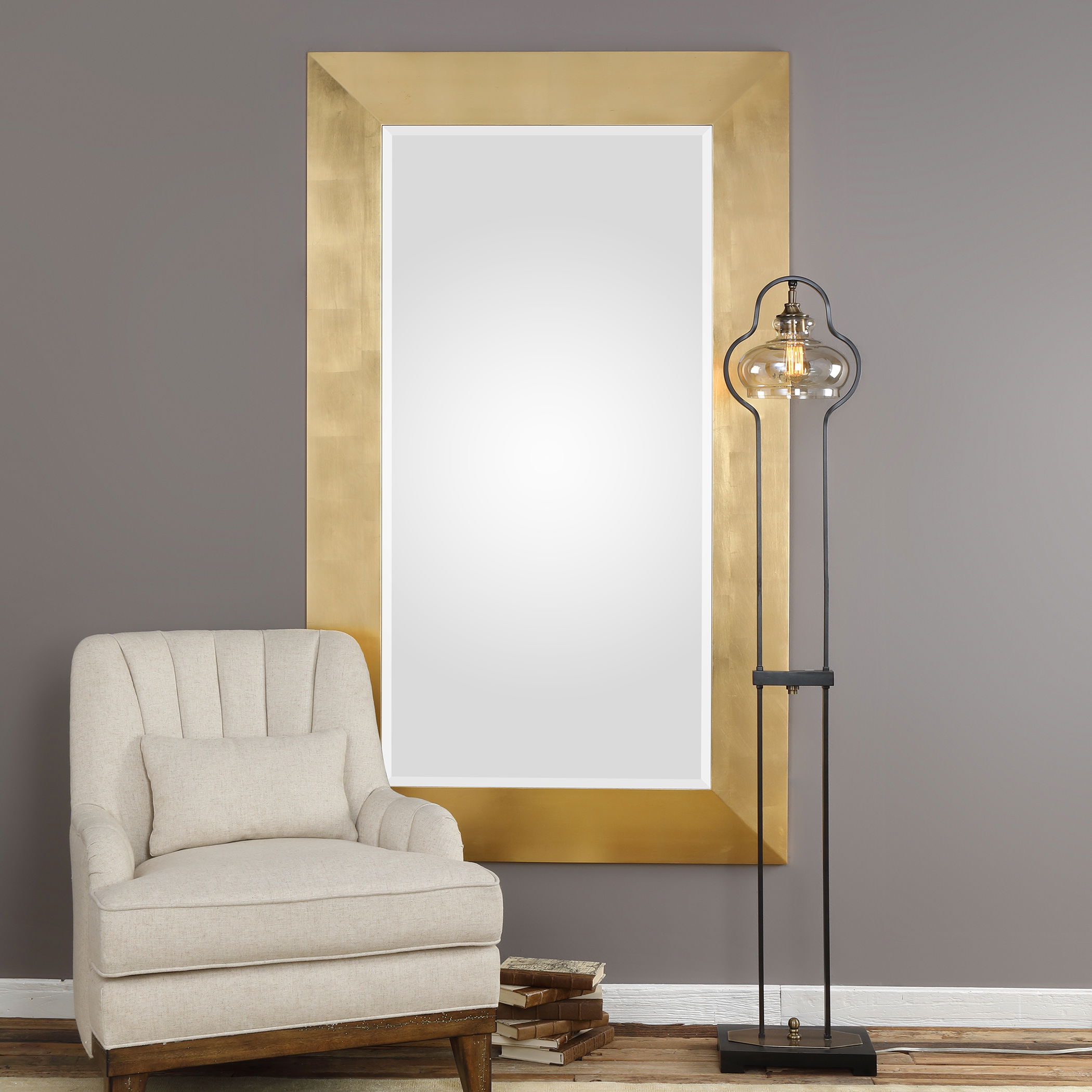 Chaney Gold Mirror large image 