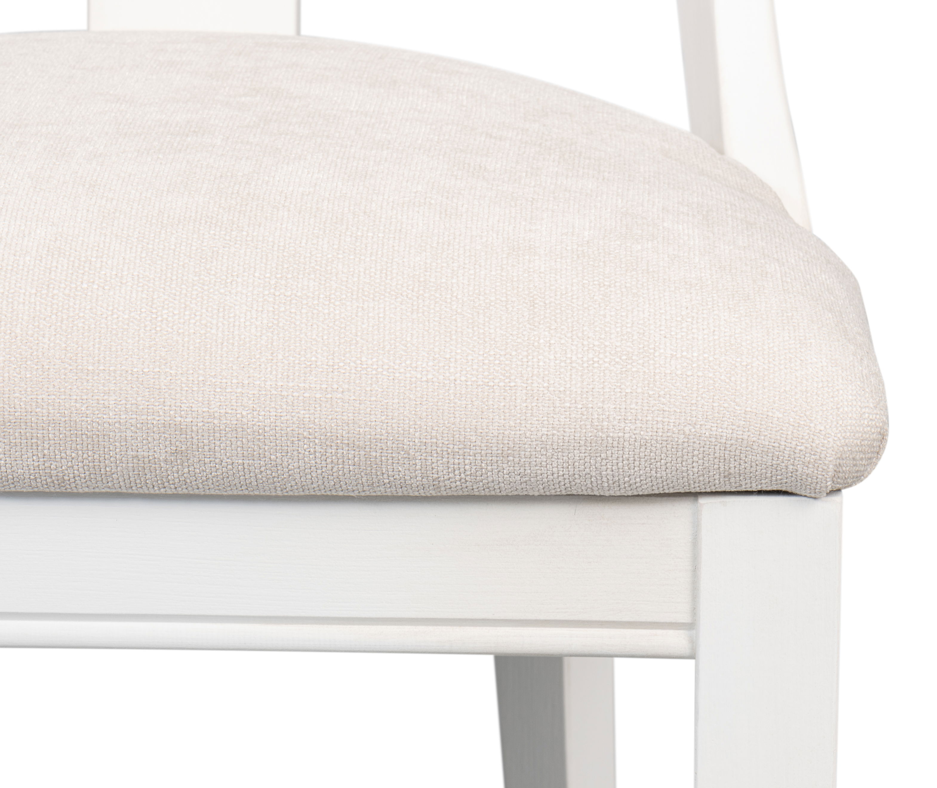 Deco Side Chair Cortina White Taupe large image 