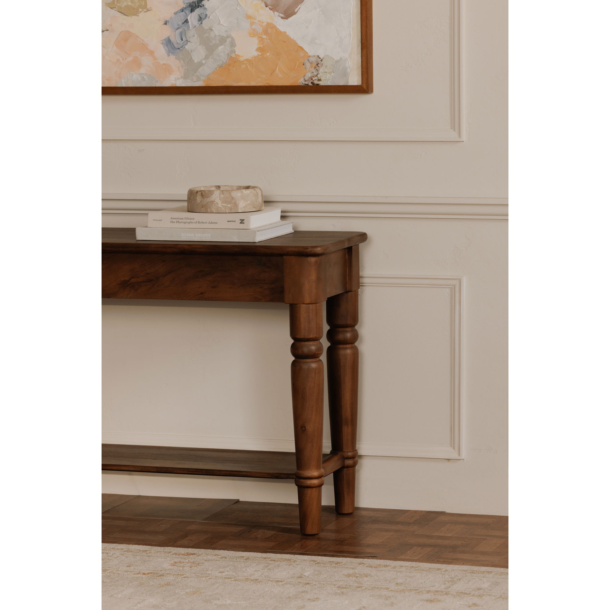 Russet Console Table Brown large image 