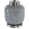 Zahlia Aged Gray Ceramic Lamp, Table Lamp by Uttermost, 11" width x 31" height x 11" depth thumbnail 7