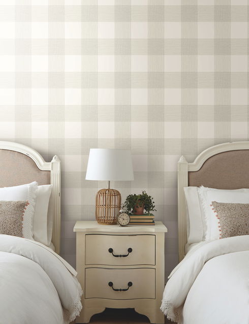 Common Thread Fog Green Wallpaper