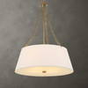 Andalucia 4 Light Drum Pendant, by Uttermost, 32.5" height x 24" diameter thumbnail 2