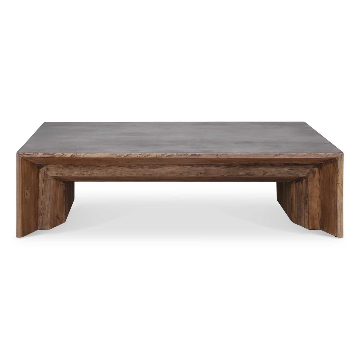Vail Gray Elm Coffee Table, by Uttermost, 60" width x 16" height x 40" depth View 1